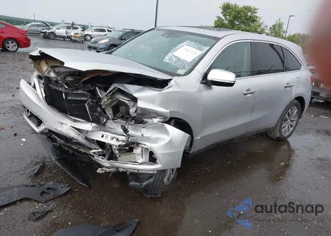 2014 Acura Mdx Technology z USA, uszkodzony, nr VIN 5FRYD3H45EB018422